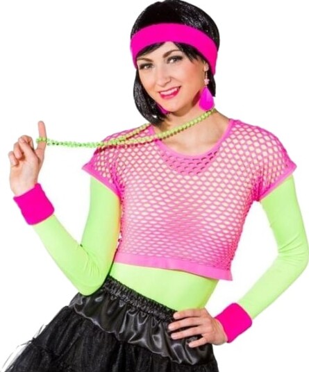 Orlob Karneval Neonpink Net Top