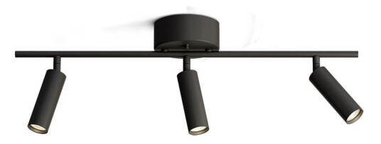Pipeline taklampe 3-lys - Svart