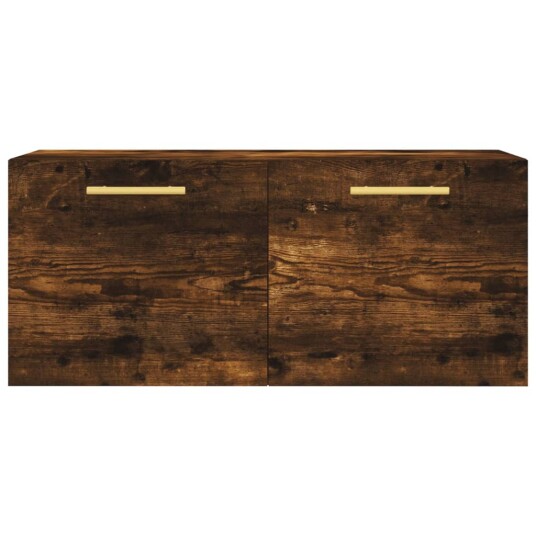Veggskap røkt eik 80x36,5x35 cm konstruert tre 8720845949068