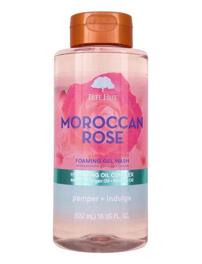 Tree Hut Foaming Gel Wash Moroccan Rose   Nude   532 ML