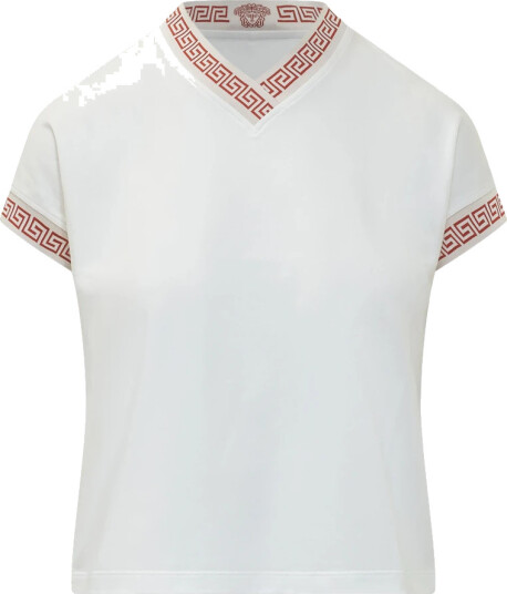 Versace Dame Topper Hvit S,