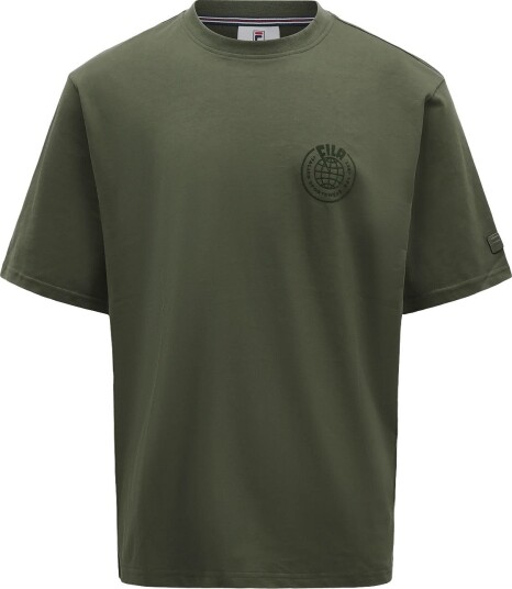 FILA Soraga Loose Graphic T Shirt DEEP DEPTHS XS