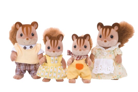 Sylvanian Families Walnut Squirrel Family Sylvanian Families Walnut Squirrel Family