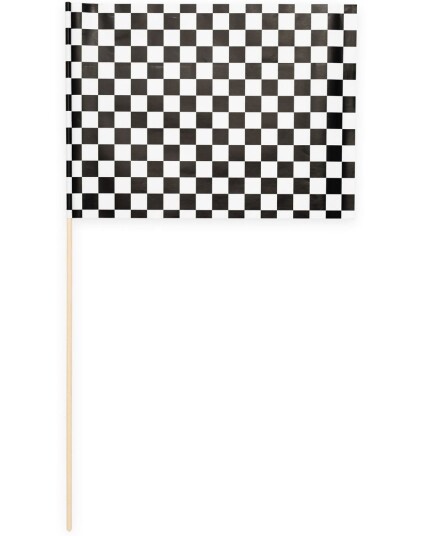10 stk Racing Papirhåndflagg 20x30 cm