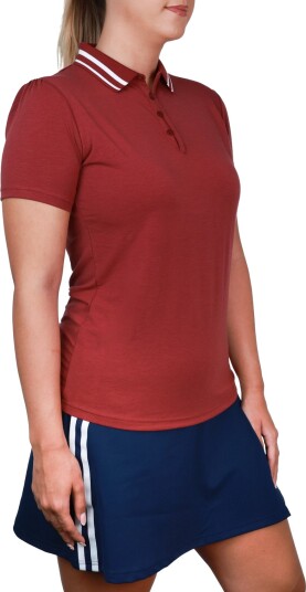 FootJoy Loop Button Polo Burgundy M