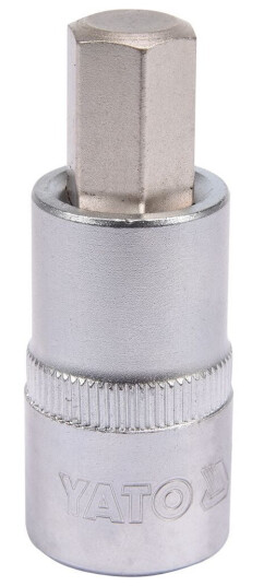 Yato Sekskantsokkel 1/2" H12 X 55 Mm - Pipenøkkelinnsats for Håndverktøy Yato Sekskantsokkel 1/2" H12 X 55 Mm - Pipenøkkelinnsats for Håndverktøy