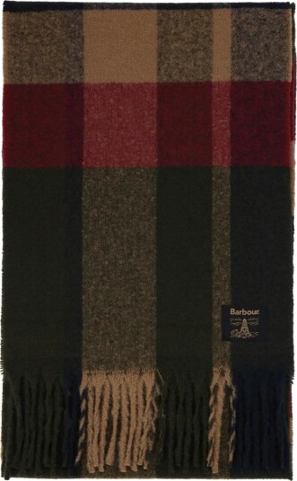 Barbour Barbour Westerdale Scarf SAGE/SANDSTONE One Size