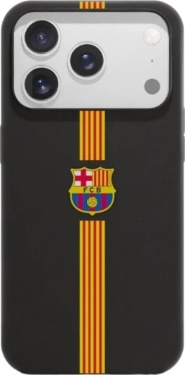 Phonecases3D iPhone 17 Pro Max FC Barcelona komposterbart deksel, svart