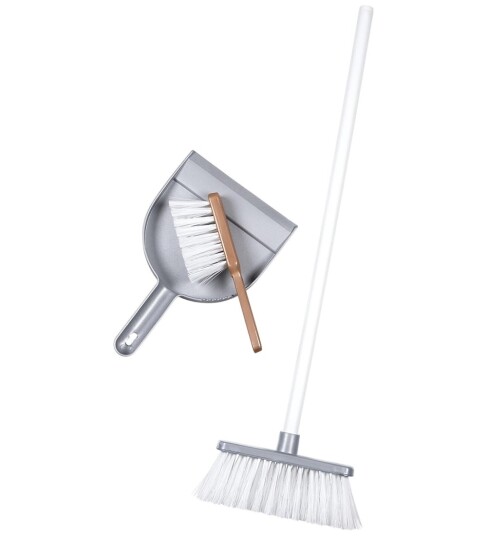Smoby Smoby Cleaning Set - Grey - ONE SIZE Smoby Smoby Cleaning Set - Grey - ONE SIZE