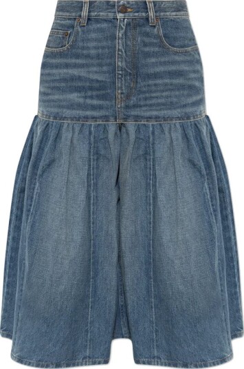 Chloé Dame Shorts Blå W28,