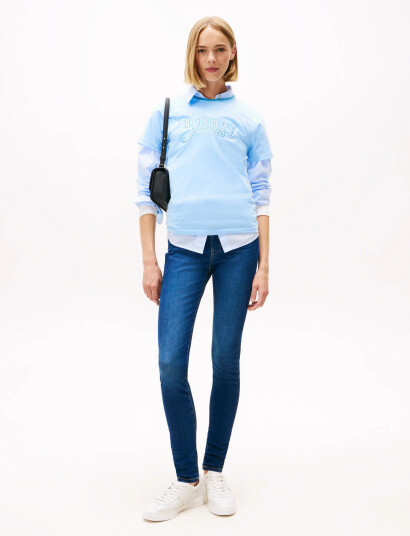 Tommy Jeans Sylvia Hgh Skn Ch0258 - Blue - 27 x 30 Tommy Jeans Sylvia Hgh Skn Ch0258 - Blue - 27 x 30
