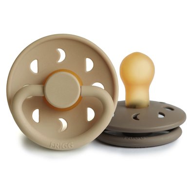 FRIGG Moon Phase Croissant/Portobello smokk 0-6 måneder FRIGG Moon Phase Croissant/Portobello smokk 0-6 måneder
