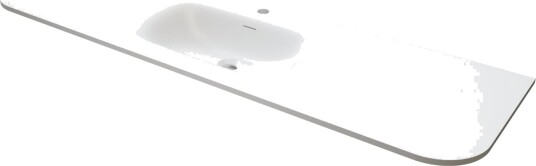 Vikingbad Nea Møbel Buet Hvit Matt / 150cm VB-022321-02