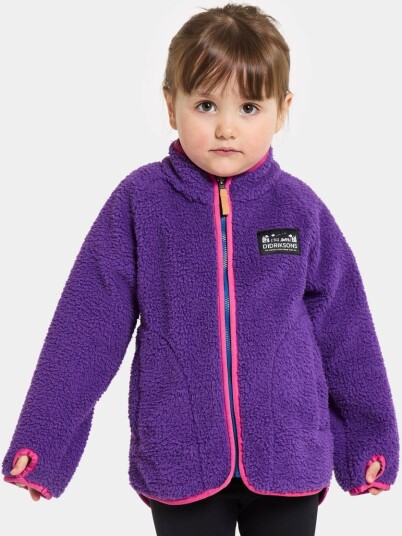 Didriksons Gibbs Kids Fullzip Disco Purple (110 / 4 5 år)