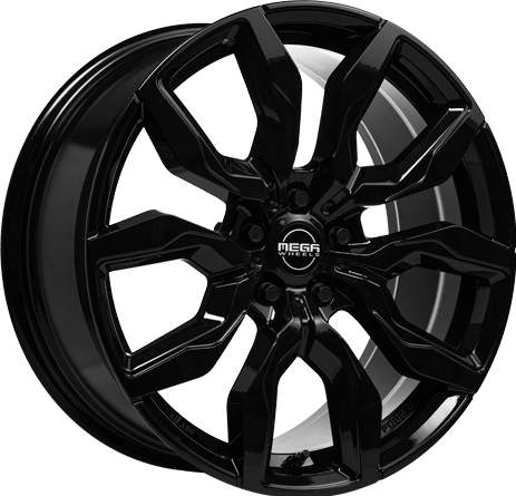 Mega Wheels Nova FF Black 7.5 x 17 CB66,60 ET30 5/112 7.5 x 17