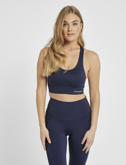 Hummel Hmltif Seamless Sports Top - Blue - XL Hummel Hmltif Seamless Sports Top - Blue - XL