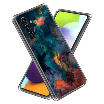 Samsung Galaxy A25 Stilig Ultra-Slim TPU-deksel Fargerike Skyer