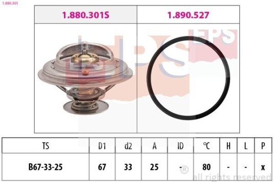 Termostat EPS 1.880.301 Termostat EPS 1.880.301