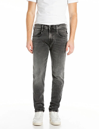 Replay Anbass Trousers Slim Hyperflex Original - Grey - 30 x 34 Replay Anbass Trousers Slim Hyperflex Original - Grey - 30 x 34