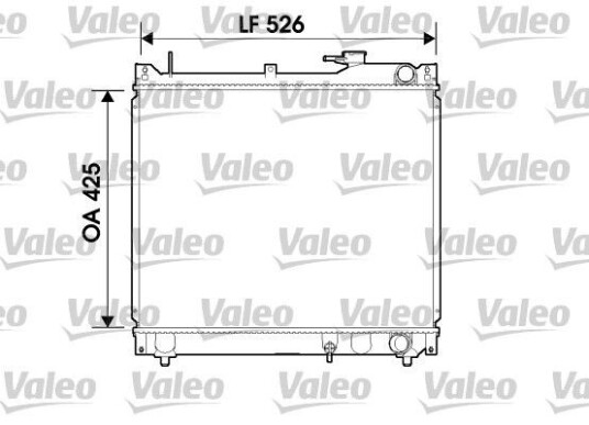 Radiator VALEO 734162 Radiator VALEO 734162