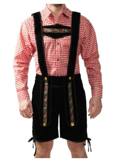 Korte Tyrolerbukser Og Skjorte