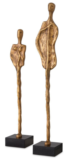 Dual dekoration antik mässing 2-set