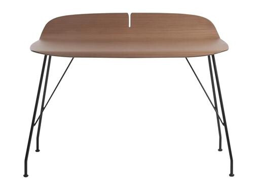 Kartell Earl of Wood Skrivebord Krom/ Mørkt Tre