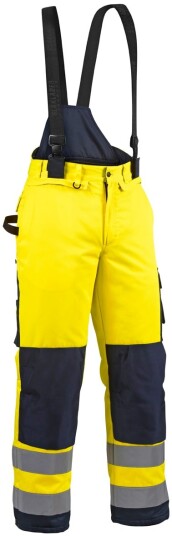 Blåkläder Vinterbukse varsel Gul/marineblå C154 Blåkläder Vinterbukse varsel Gul/marineblå C154