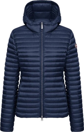 Colmar Women"s Light Down Jacket With Hood Navy Blue Colmar 48 EU 42