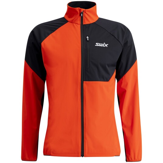 Swix Focus Wind Jacket M Fiery Red/black M Swix Focus Wind Jacket M Fiery Red/black M
