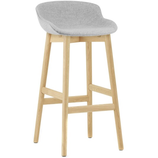 Normann Copenhagen Hyg Barstol 75 cm Grå / Eik