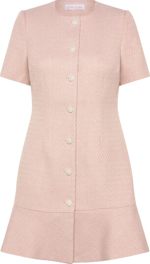 Love Lolina Tilly Mini Dress   Pink   L