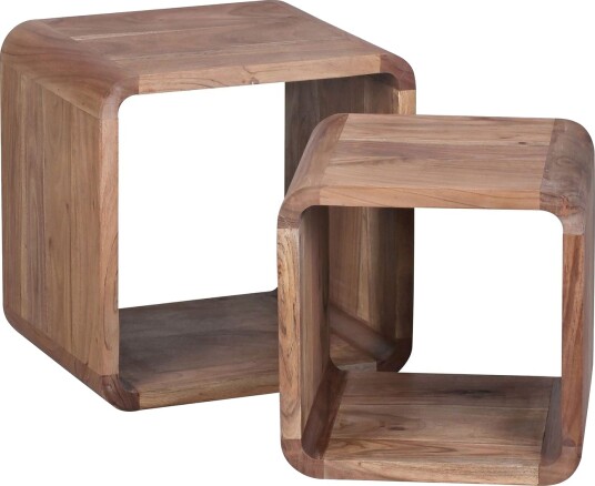 Mancheno Settbord 36 cm 2 Bord - Akasie