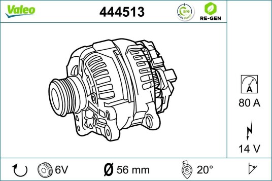 Dynamo VALEO 444513