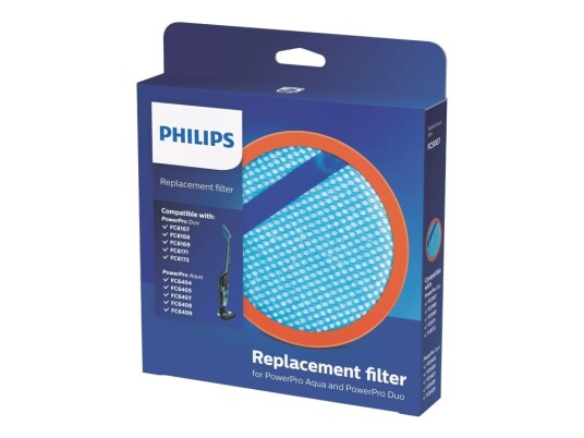 Philips Fc5007 - Filter - For Støvsuger - For Powerpro Aqua Fc6404 Fc6405 Fc6408 Fc6409  Powerpro Duo Fc6167 Fc6168 Fc6169 Fc6171