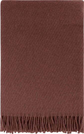 Høie of Scandinavia Falketind Pledd Burgunder - Brown - 120X180CM