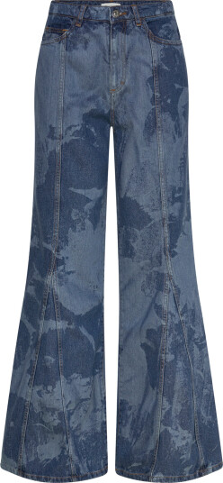RODEBJER Rodebjer Wiona Denim Flower Blue S RODEBJER Rodebjer Wiona Denim Flower Blue S