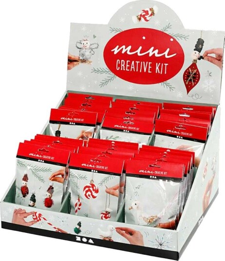 Materiellsett Creativ Company Bordsdisplay med Mini DIY Kit 42 stk/1 Pk