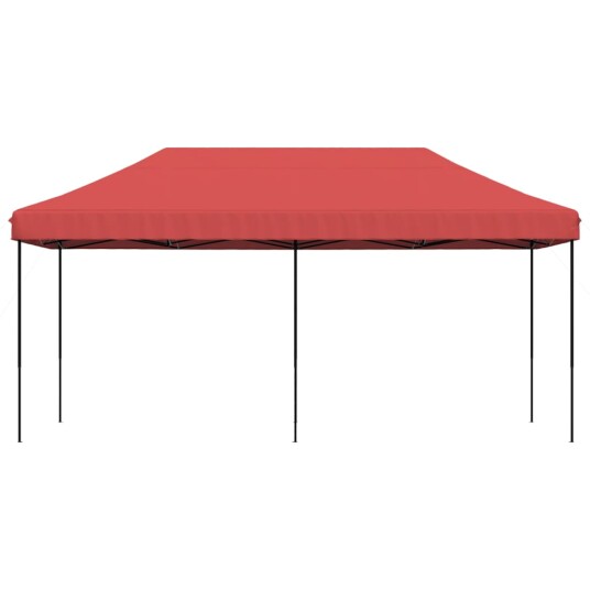 Sammenleggbart partytelt pop-up burgunder 580x292x315 cm 4004939