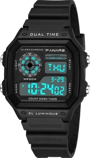 Digital Armbåndsklokke Firkantet