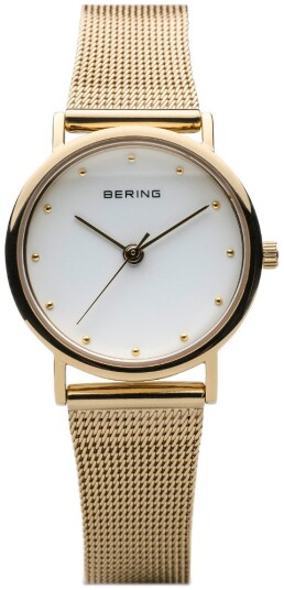 Bering Dameklokke 13426 334 Classic Hvit/Gulltonet stål Ø26 mm