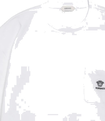 Versace Herre Topper Hvit M,