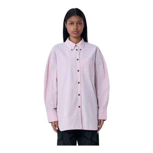 Ganni Dame Bluser & Skjorter Rosa M,