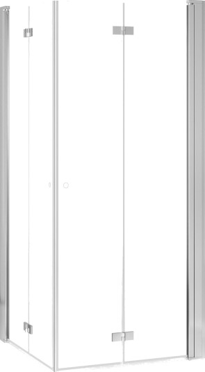 Gustavsberg Square GB51SRFD9090CR Dusjhjørne klarglass/krom, sammenleggbar 90 x 90 cm, Baderom