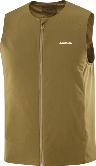Salomon Men's Mountain Flex Hybrid Vest Brilliant Olive S