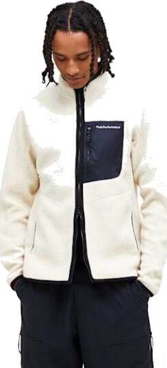 Peak Performance NatureRush Pile Zip Jacket Herre Sand Fog S