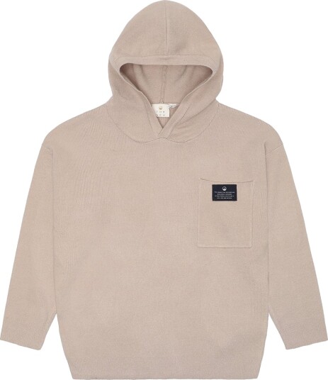 The New Hettegenser Strikk TNLarouse Havregrøt The New 7 8 år 122 128 Hettegenser Beige