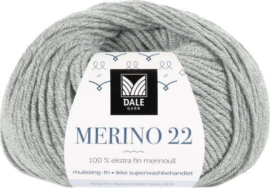 Merino 22 - 2003 Lys Gråmelert Grå