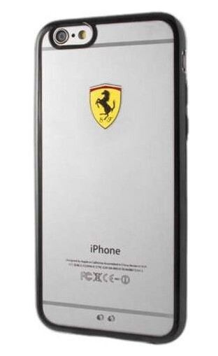 Ferrari Hardcase Racing Shield for Samsung Galaxy S7 Transparent Svart