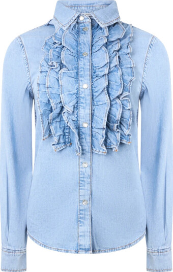 Moschino Dame Bluser & Skjorter Blå XL,